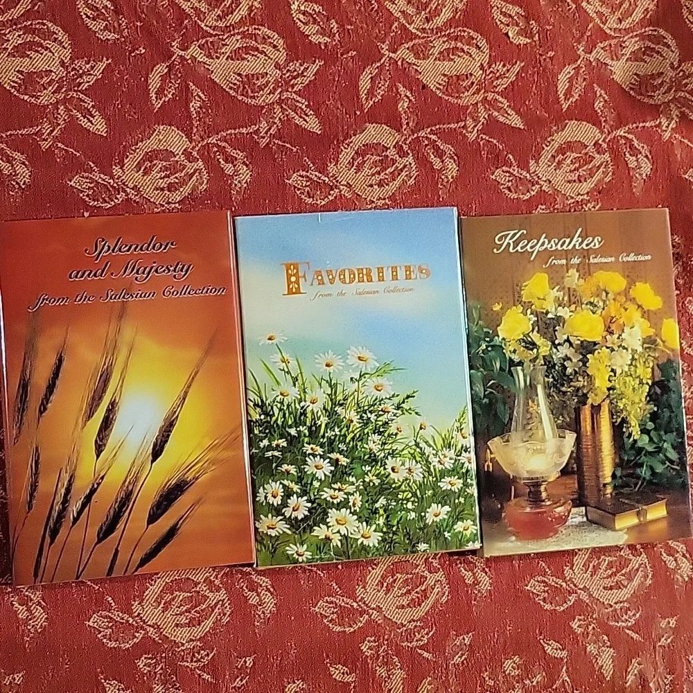 SALESION COLLECTION set of 3 books Splendor & Majesty Favorite Keepsake